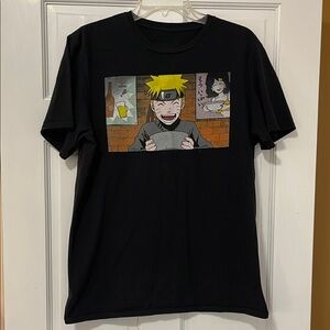 Naruto Black Graphic T-Shirt